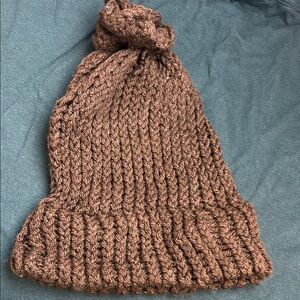Cozy Brown Knit Beanie
